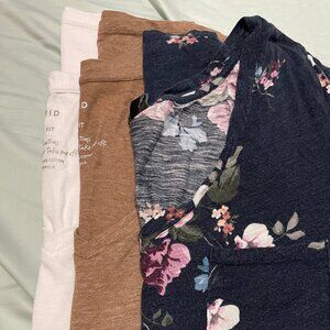 Torrid Girlfriend Signature Jersey V-Neck Tee - 3 PACK